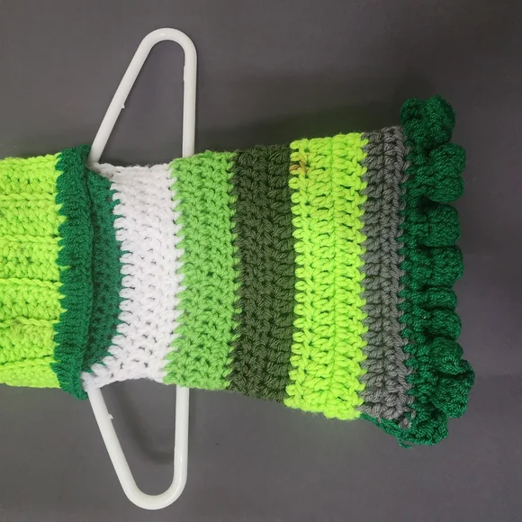 Green Striped Dog Sweater - Picture 5 of 8